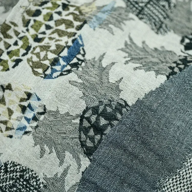 Létol GABIN 1 MERLE (Black & Grey) - Létol Organic Cotton Scarf - New Spring 2025 Collection