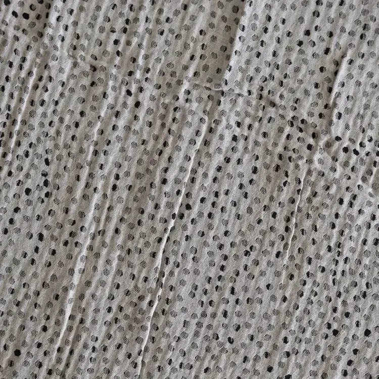Létol Gabrielle 1 Noir Létol Organic Cotton Scarf Made In France - Permanent Collection