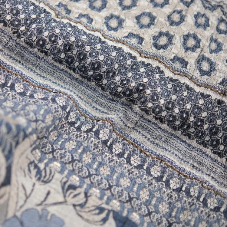 Létol Gontrand 8 Saphir - Létol Organic Cotton Scarf Made In France - Best Seller