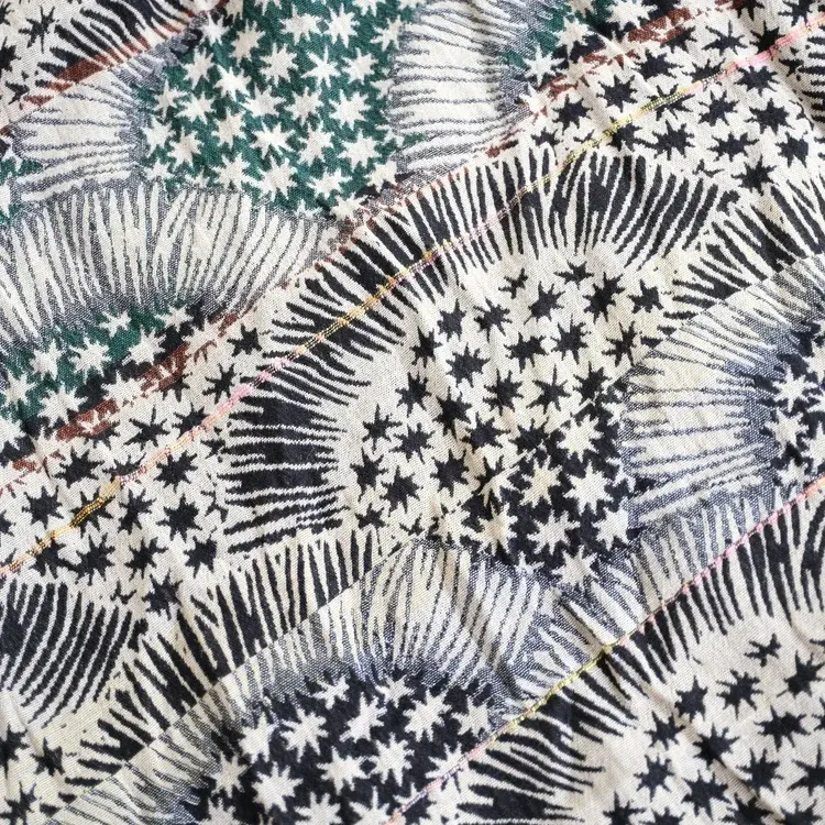 Létol HUGUES 2 NERO - Létol Organic Cotton Scarf - Made In France - Fall/Winter 2025