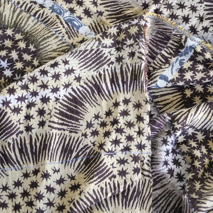 Létol HUGUES 3 PALISSANDRE - Létol Organic Cotton Scarf - Made In France - Fall/Winter 2025