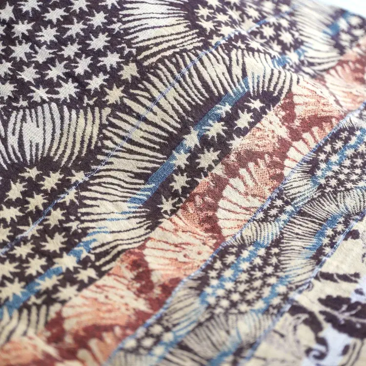 Létol HUGUES 3 PALISSANDRE - Létol Organic Cotton Scarf - Made In France - Fall/Winter 2025