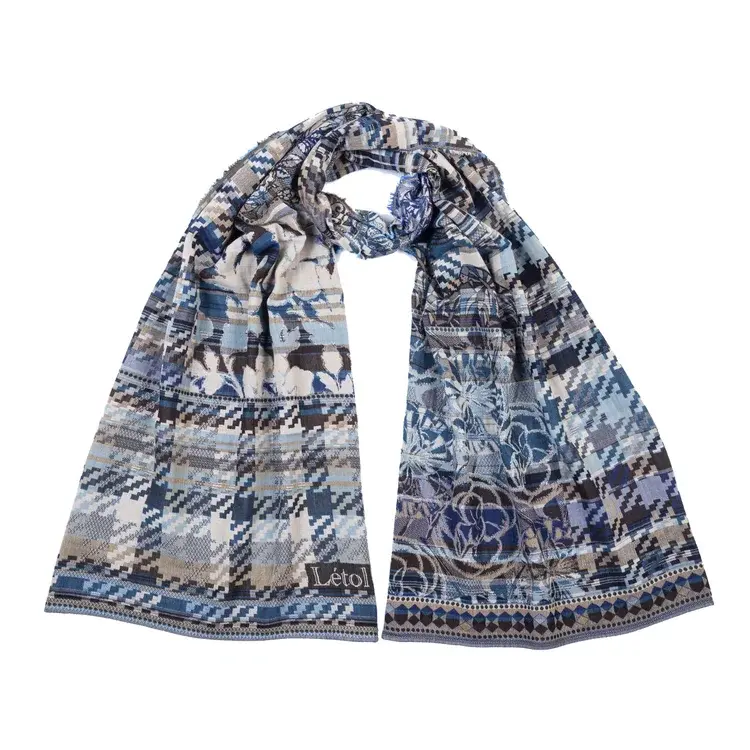 létol LAMBERT 1 TERRE TURQUIN - Létol Organic Cotton Scarf - Made in France - Fall/Winter 2025