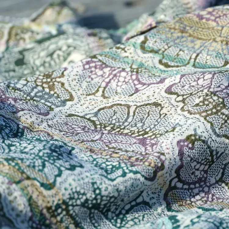 Létol LEONCE 2 KHAKI ROSE - Létol Organic Cotton Scarf - New Spring 2025 Collection