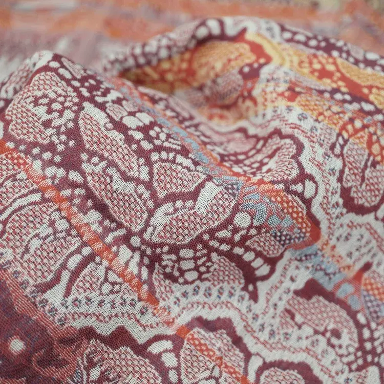 Létol LEONCE 202 ORCHIDEES - Létol Organic Cotton Scarf - New Spring 2025 Collection