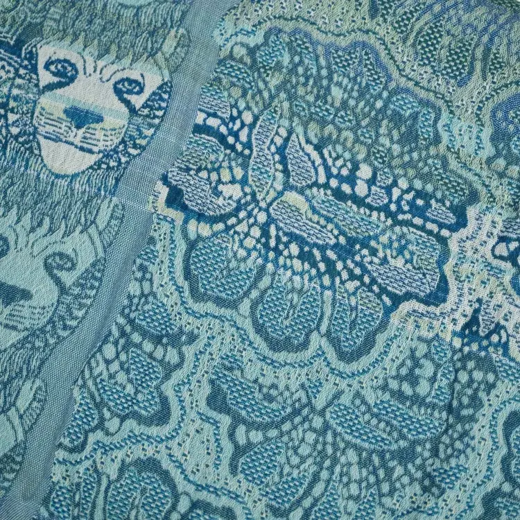 Létol LEONCE 401 CYAN - Létol Organic Cotton Scarf - New Spring 2025 Collection