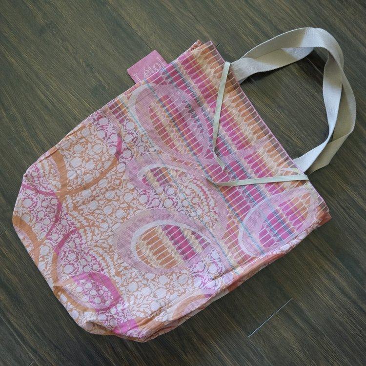 Létol Létol XL Reversible Beach Bag - Sac à Two - Limited Edition Adam-Flower Indian Rose No24
