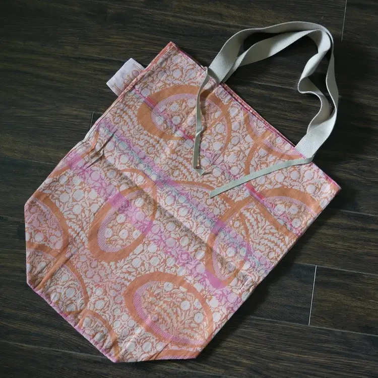 Létol Létol XL Reversible Beach Bag - Sac à Two - Limited Edition Mila-Dots Rose Curry No28