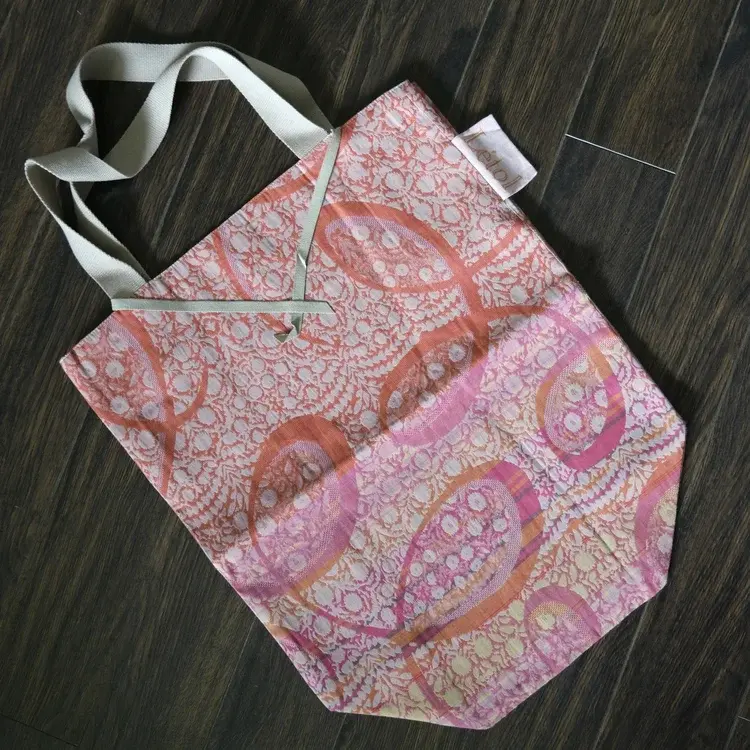 létol Létol XL Reversible Beach Bag - Sac à Two - Limited Edition Mila-Dots Rose Curry No28