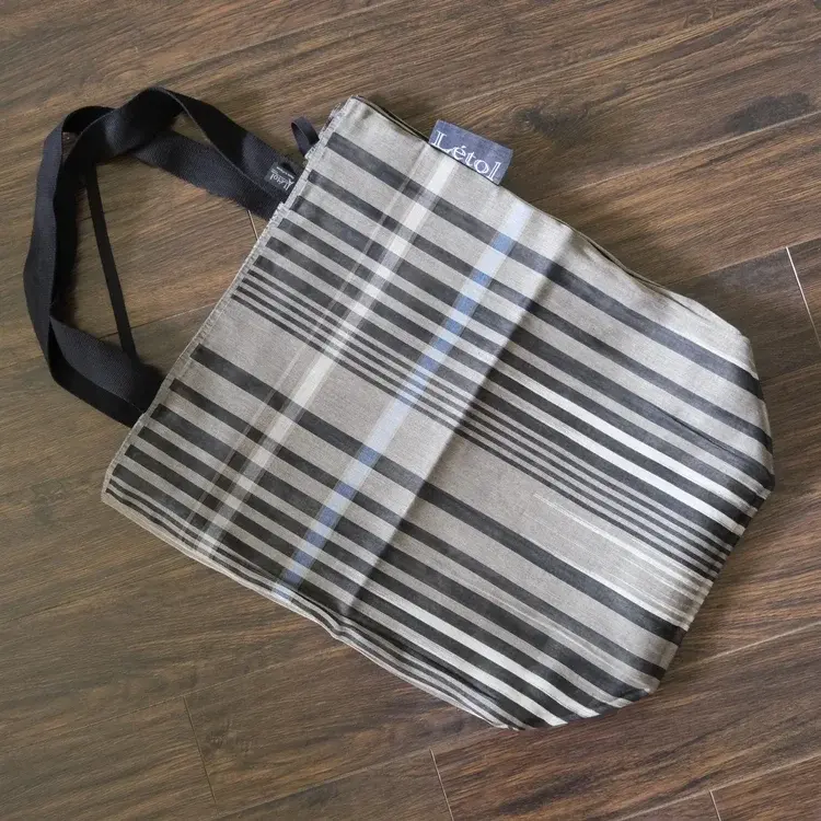 Létol Létol XL Reversible Beach Bag - Sac à Two - Limited Edition Lisbon-Grey Stripe No31