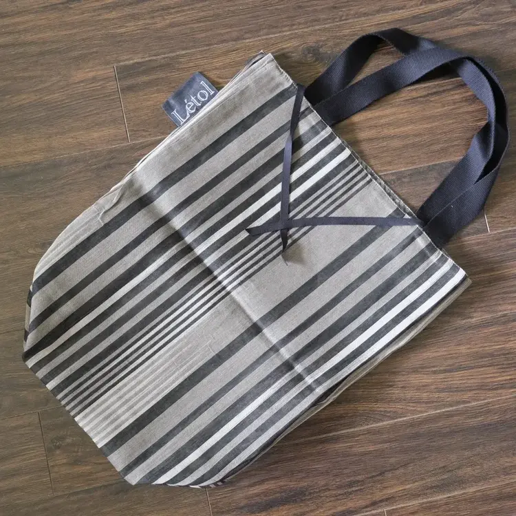 Létol Létol XL Reversible Beach Bag - Sac à Two - Limited Edition Lisbon-Grey Stripe No31