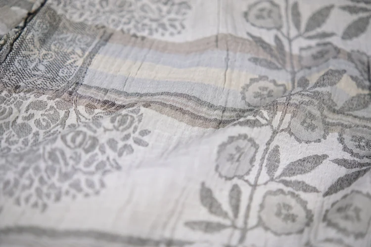 Létol Margaret 101 Porcelaine - Létol Organic Cotton Scarf - Made In France - Permanent Collection