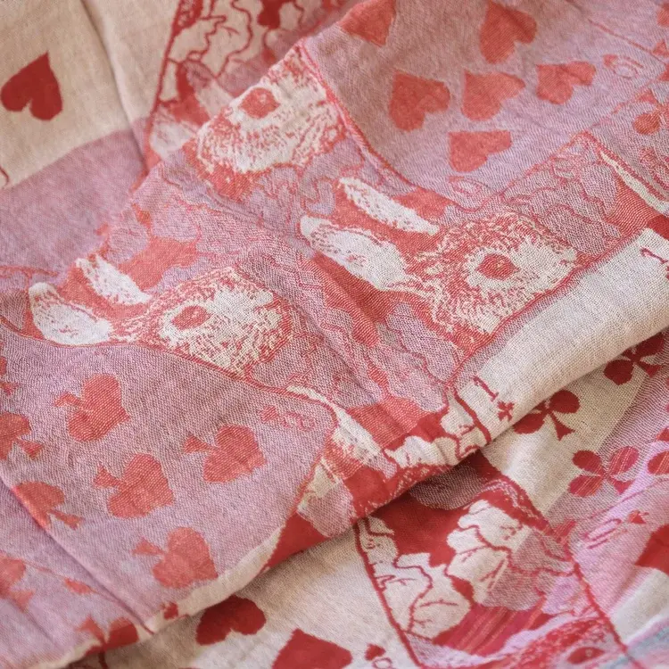 Létol MARTIN 201 GERANIUM - Létol Organic Cotton Scarf - New Summer 2025 Collection