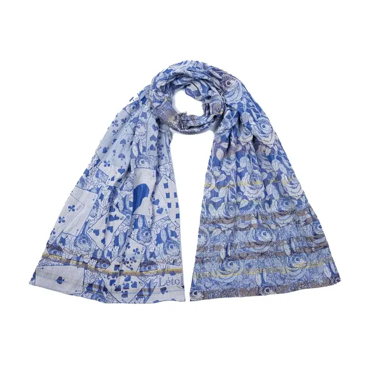 létol MARTIN 401 CELESTE - Létol Organic Cotton Scarf - New Summer 2025 Collection