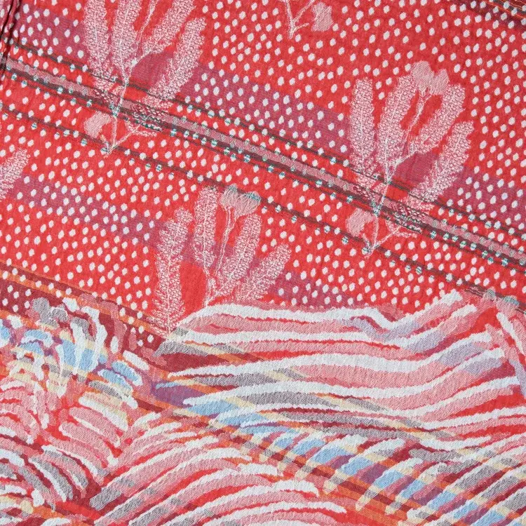 Létol Mila 202 Rouge Létol Organic Cotton Scarf - Spring 2022 Collection