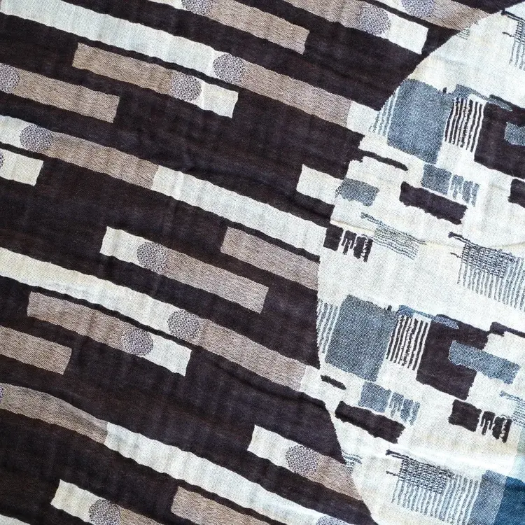 Létol NICOLAS 1 ZINC - Létol Organic Cotton Scarf - Made In France - Fall/Winter 2025