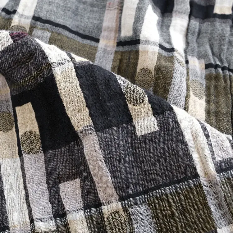 Létol NICOLAS 3 BLACK GOLD - Létol Organic Cotton Scarf - Made In France - Fall/Winter 2025