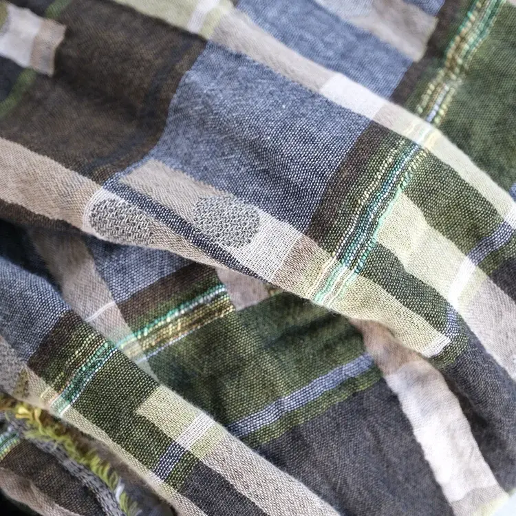 Létol NICOLAS 4 KAKI - Létol Organic Cotton Scarf - Made In France - Fall/Winter 2025