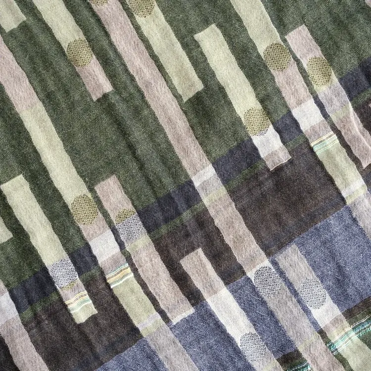 Létol NICOLAS 4 KAKI - Létol Organic Cotton Scarf - Made In France - Fall/Winter 2025