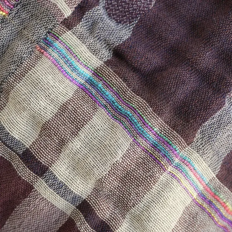 Létol NICOLAS K01 CHOCOLAT - Létol Organic Cotton Scarf - Made In France - Fall/Winter 2025