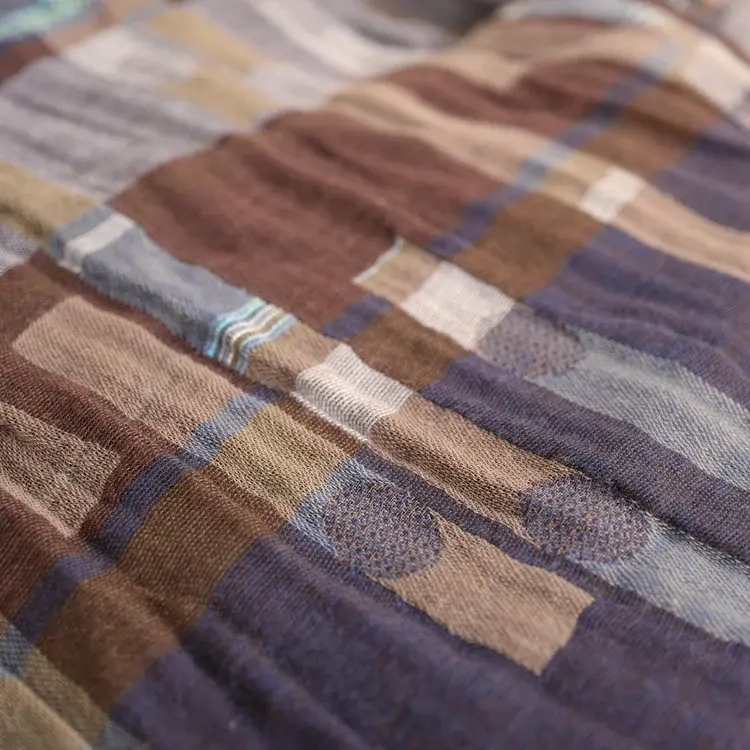 Létol NICOLAS K02 AUBERGINE - Létol Organic Cotton Scarf - Made In France - Fall/Winter 2025