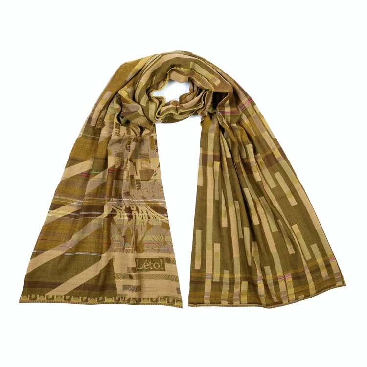 létol NICOLAS K03 CITRINE - Létol Organic Cotton Scarf - Made in France - Fall/Winter 2025