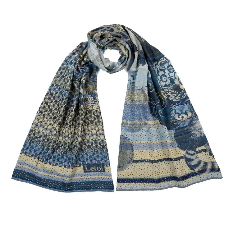 létol PANDORA 1 SARCELLE - Létol Organic Cotton Scarf - Made in France - Fall/Winter 2025