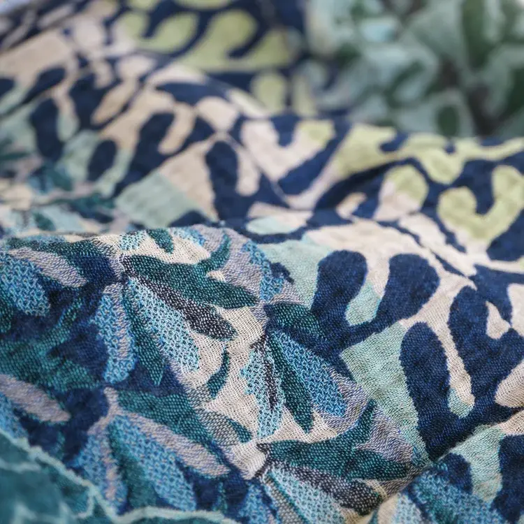 Létol PASCAL 1 NAVY GREEN - Létol Organic Cotton Scarf - New Summer 2025 Collection