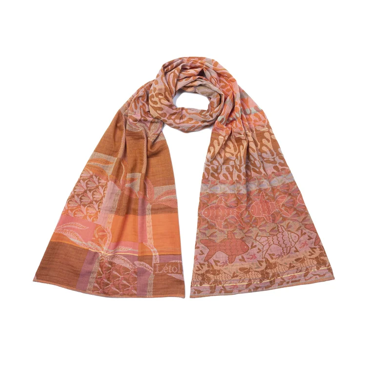 létol PASCAL 902 FLAMAND - Létol Organic Cotton Scarf - New Summer 2025 Collection