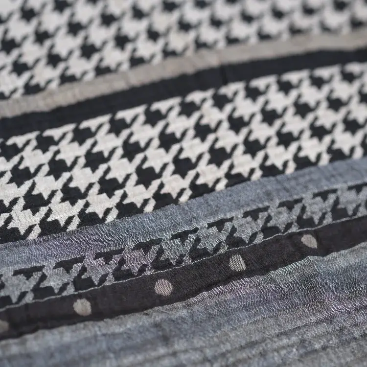 Létol Paulette 4 Noir - Létol Organic Cotton Scarf Made In France - Permanent Collection