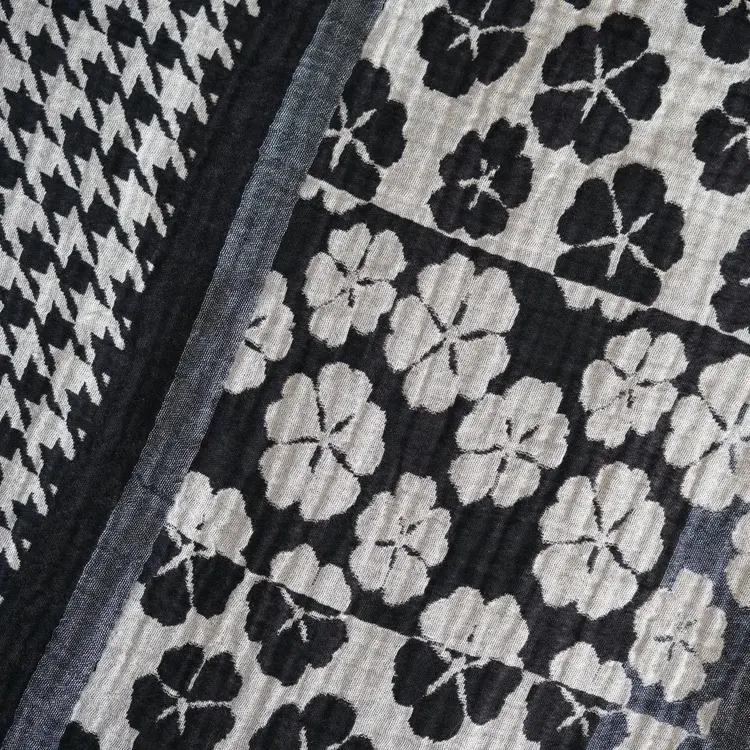 Létol Paulette 4 Noir - Létol Organic Cotton Scarf Made In France - Permanent Collection