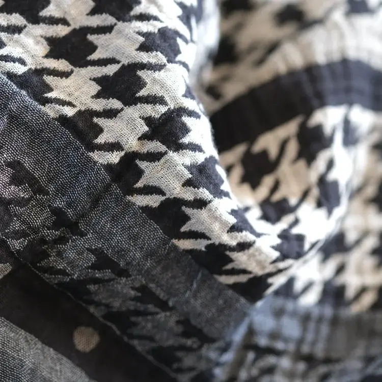 Létol Paulette 4 Noir - Létol Organic Cotton Scarf Made In France - Permanent Collection