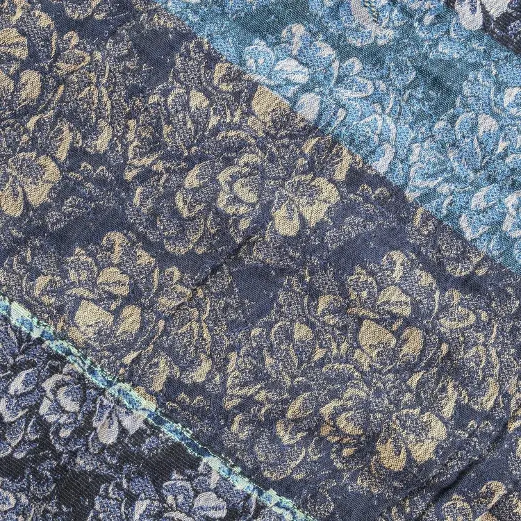 Létol PHILIPPINE 1 BOREALE NIGHT - Létol Organic Cotton Scarf - Made In France - Fall/Winter 2025