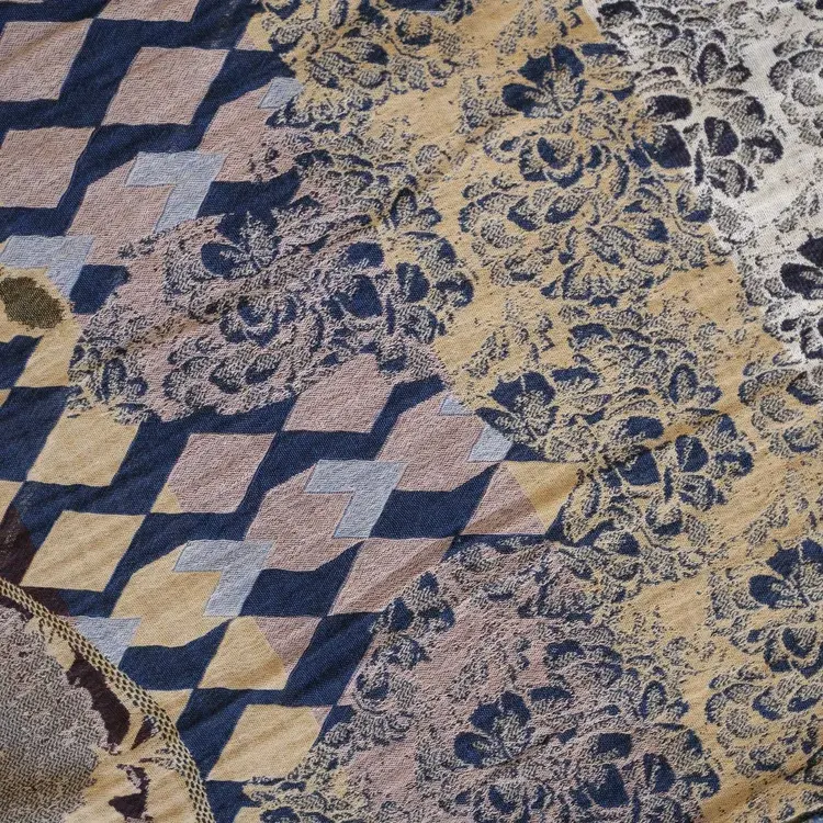 Létol PHILIPPINE 4 BLEU CHOCO - Létol Organic Cotton Scarf - Made In France - Fall/Winter 2025 (Copy)