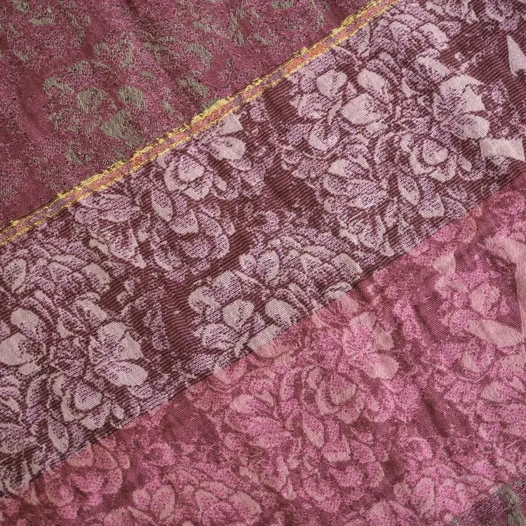 Létol PHILIPPINE K02 POURPRE DE TYR - Létol Organic Cotton Scarf - Made In France - Fall/Winter 2025