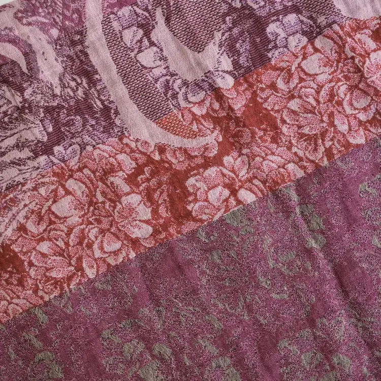 Létol PHILIPPINE K02 POURPRE DE TYR - Létol Organic Cotton Scarf - Made In France - Fall/Winter 2025