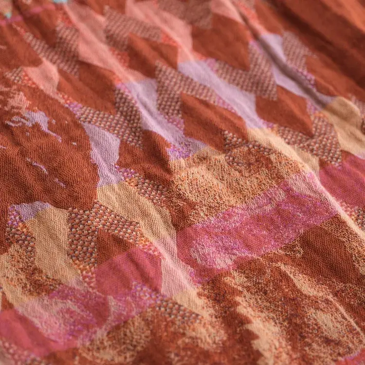 Létol PHILIPPINE R01 MAKE-UP - Létol Organic Cotton Scarf - Made In France - Fall/Winter 2025