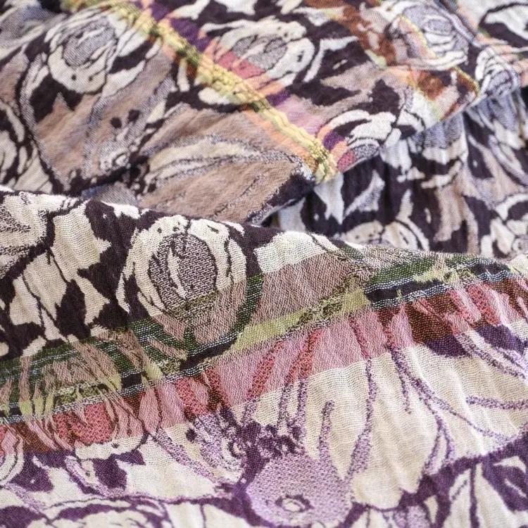 Létol SERENA 1 FIGUE - Létol Organic Cotton Scarf - Made In France - Fall/Winter 2025