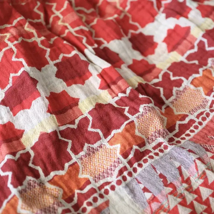 Létol WILLY 201 POMODORO RED - Létol Organic Cotton Scarf - New For Spring 2024