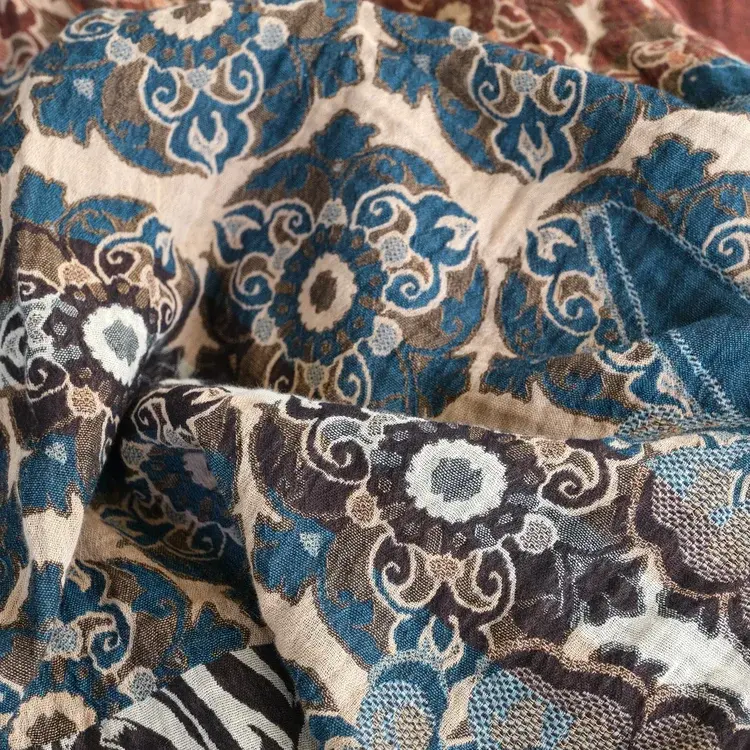 Létol ZADIG 3 MANDARIN DUCK - Létol Organic Cotton Scarf - Made In France - Fall/Winter 2025
