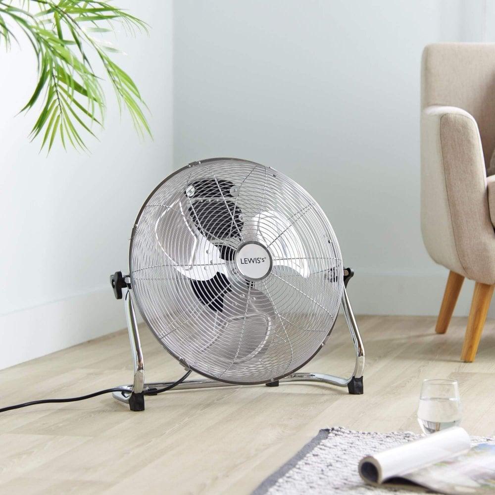 Lewis's 16 Inch Velocity Floor Fan Home Living Summer Essentials Cooling Ventilation