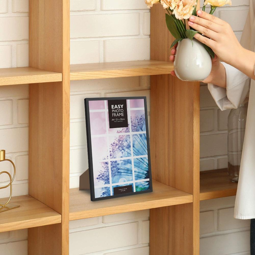 Lewis's Easy Picture Photo Frame For A4 Photos Black