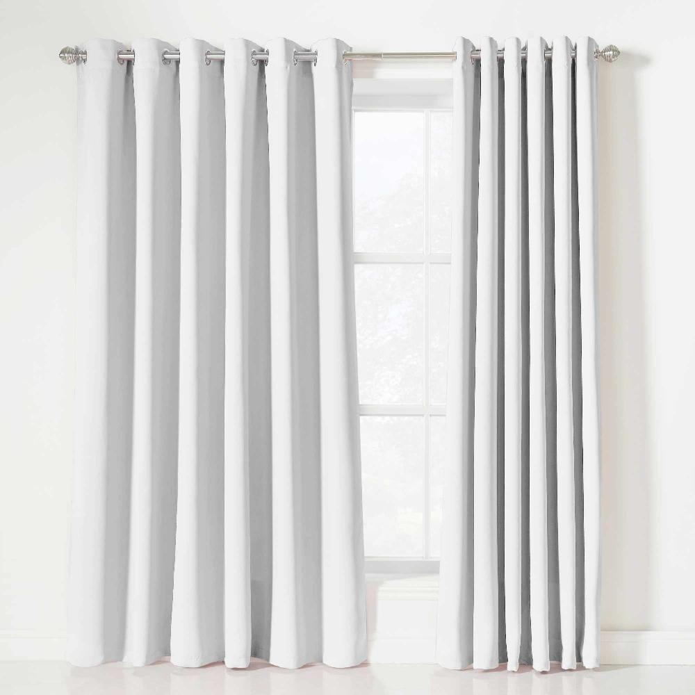 Lewis's Eclipse Soft Touch Blockout Eyelet Curtains - White