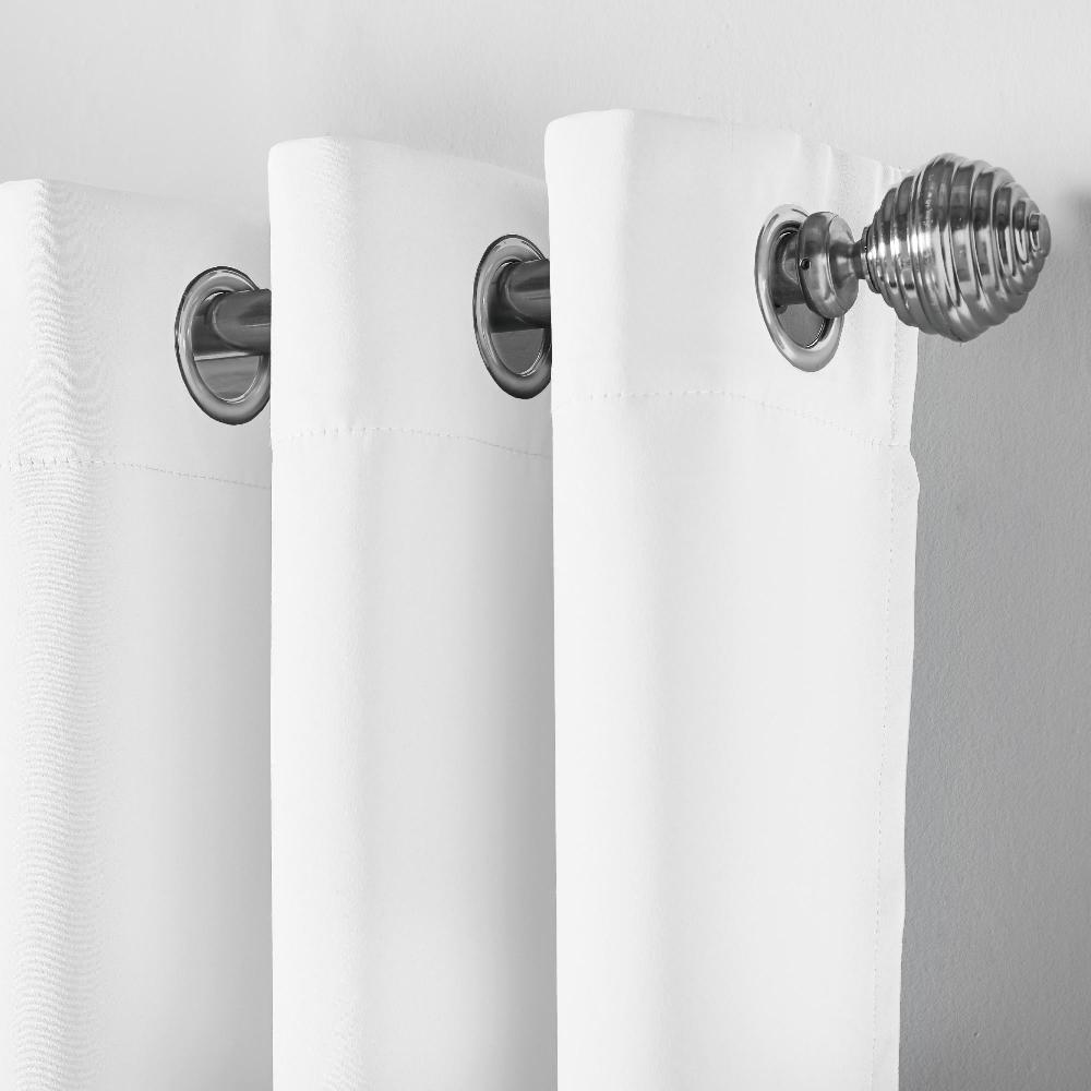 Lewis's Eclipse Soft Touch Blockout Eyelet Curtains - White