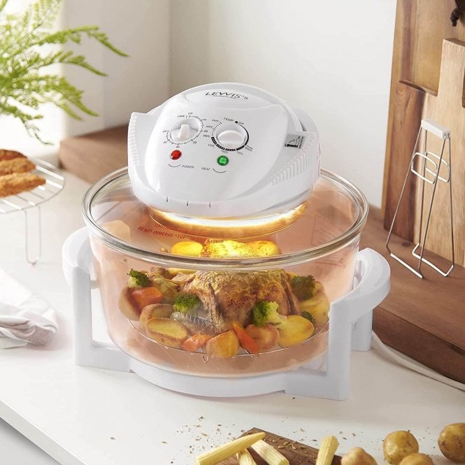 Lewis's Lewis's 12 Litre Halogen Oven Cooker With Adjustable Temperature Control