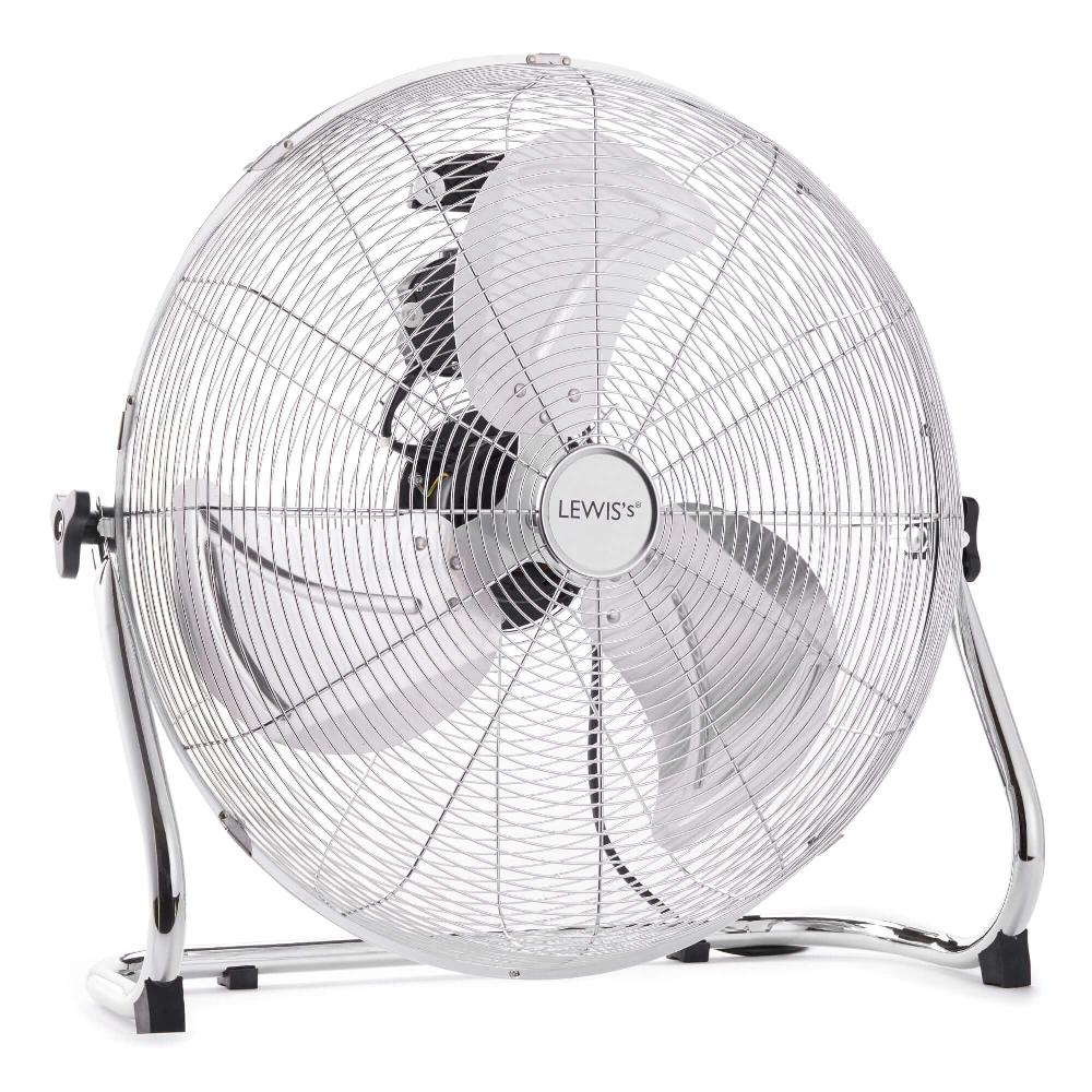 lewis's Lewis's 20" Velocity Floor Freestanding Fan Adjustable Head Tilt Home Office