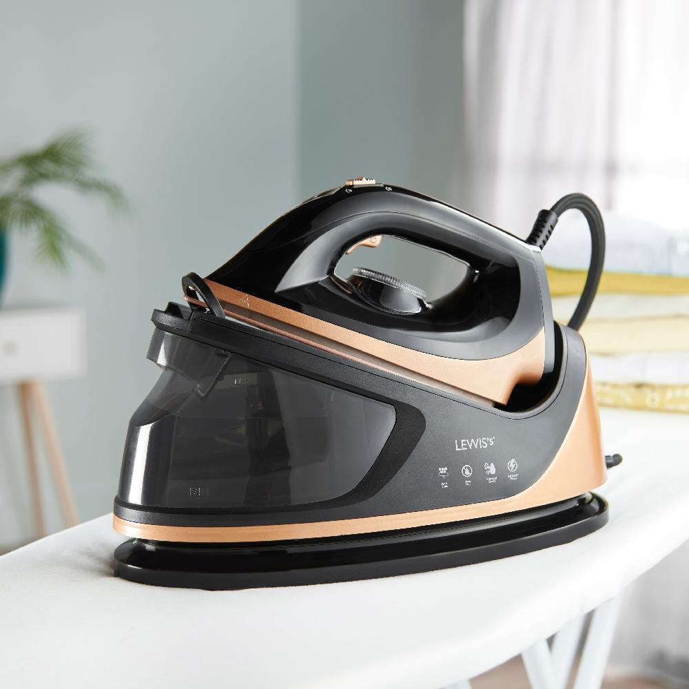 Lewis's Lewis's 2400W Steam Generator Lightweight Iron Ceramic Soleplate Self Clean