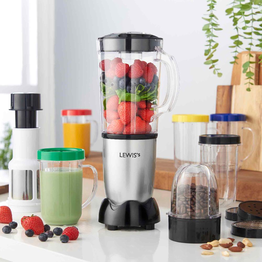 Lewis's Lewis's 8-in-1 Multi Blender Home Kitchen Appliance Blend Smoothies Soups