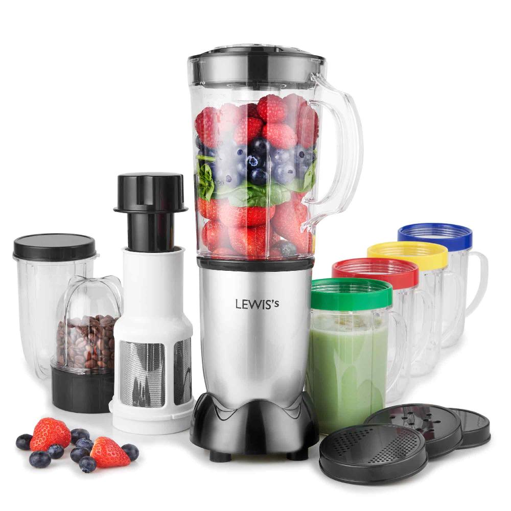 lewis's Lewis's 8-in-1 Multi Blender Home Kitchen Appliance Blend Smoothies Soups