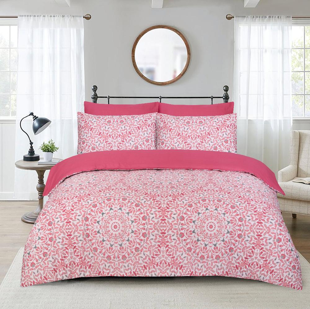 lewis's Casablanca Duvet Set - Pink